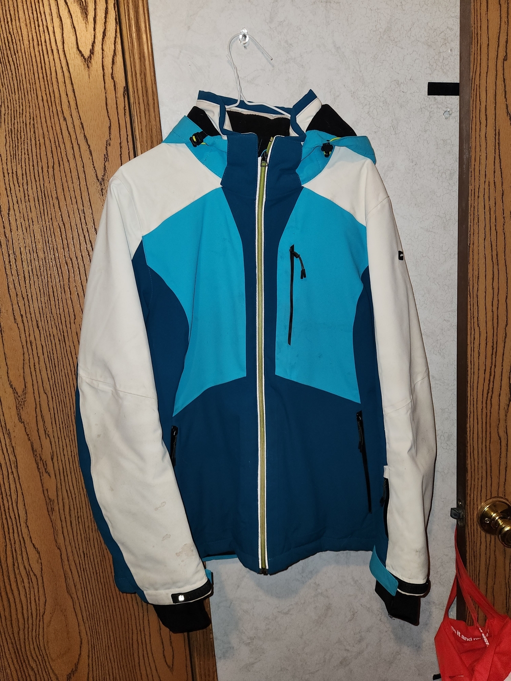 Womens Blue & White Ski Jacket